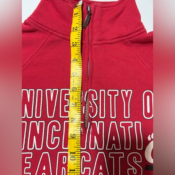 University of Cincinnati Bearcats  Jansport 1/4 Zip Fleece Sweatshirt Small Unix - Picture 13 of 14